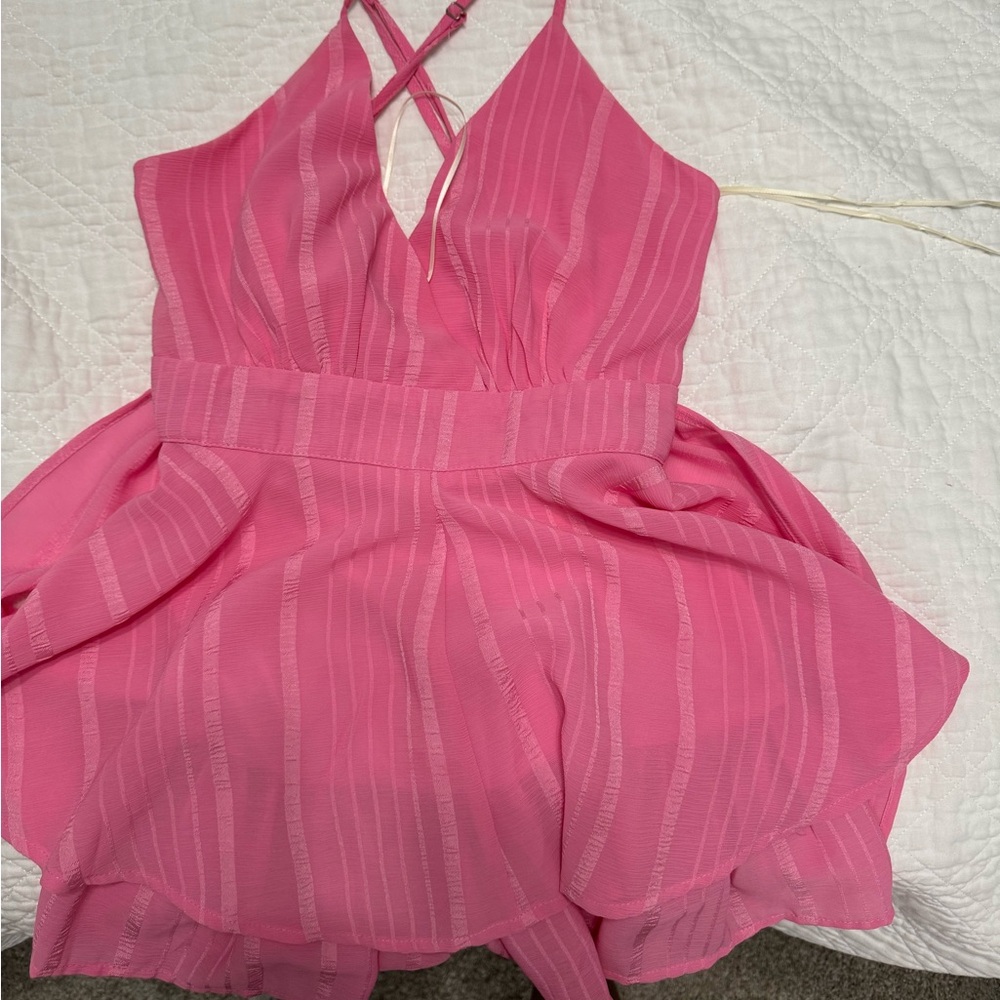 Pink romper